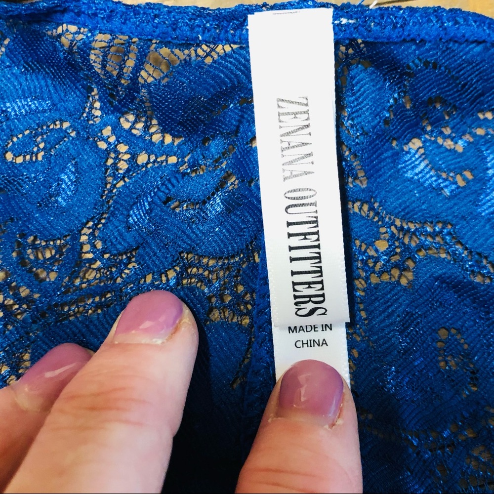 NEW! Zenana Outfitters Lace Racerback Bra Bralette - Picture 4 of 8